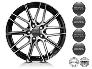 Land Rover Insignias de Rueda Estilo Pegatinas de Epoxi Premium